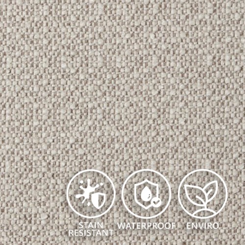 Seattle is a sustainably sourced fabric, featuring 77% recycled polyester. A durable on-trend woven bouclé, sure to add instant texture and interest to any modern space. Waterproof, stain resistant and anti-bacterial make this a great hard wearing choice. Composition: 100% Polyester (77% recycled).